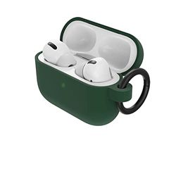 Otterbox Funda Soft Touch para AirPods Pro (1.ª gen 2019), Restistente a Caídas y Golpes, Ultra fina, Protege contra Arañazos y Rasguños, Incluye Mosquetón, Verde