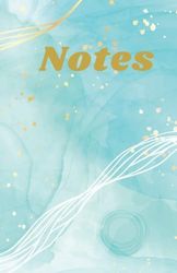Notes: A5 Notebook, 100 Pages, Lined, White Paper, Softcover Glossy. "THIS BOOK BELONGS TO" Page. Perfect as a Daily Journal, Remember, Notice, Organizer,......