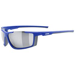Uvex Sportstyle 310 - Lunettes Extérieures pour Hommes et Femmes - Effet Miroir - Mousse Amovible - Blue Matt/Silver - One Size
