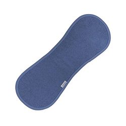 Schouder- Spuugdoek Uni Line, Zijde Blauw