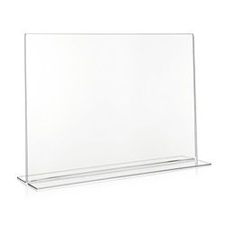 DIN A3 Advertising Stand/T-Stand in Landscape Format/Table Stand Made of Original Plexiglas®