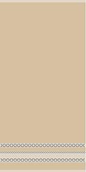 Miracle Home Maurya Lot de 2 serviettes 100 % coton Beige 70 x 140 cm
