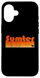 Sumter, SC Retro 80s Style Case for iPhone 16