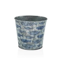 Versa Maceta Metal Minimalista 13 x 12 x 13 cm