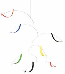 Flensted f143 Breeze Mobile, stål, flerfärgad, 70 x 85 cm,