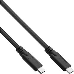 InLine® USB 3.2 Gen.1 x 2 kabel, USB Typ-C kontakt/kontakt, svart, 3 m