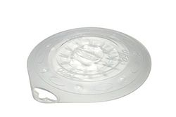 Silikomart | Tampa de silicone UFO 25, transparente, medidas Ø 255 mm, Made in Italy