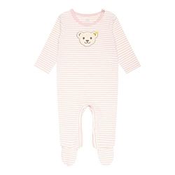 Steiff Unisex baby basic småbarn pyjamas, Silverrosa, 50 cm