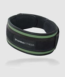 Stamina Fitness Riem Workout 2.0 zwart/legergroen unisex - groen-zwart - L