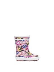 Aigle Boy's Unisex Kids Baby FLAC PLAY2 Rain Boot, Flower Power, 6 UK