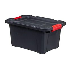5five - caja de plástico "store n box" 30l negra
