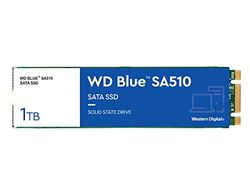 WD Blue SA510, 1 TB, M.2 SATA SSD, fino a 560 MB/s, Include Acronis True Image per Western Digital, clonazione e migrazione del disco, backup completo e ripristino rapido, protezione da ransomware
