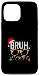 BRUH Funny Christmas In July Sunglasses Funny Summer Xmas Case for iPhone 13 Pro Max