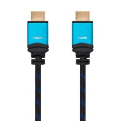 HDMI-kabel versie 2.0, ondersteunt resoluties tot 4K bij 60 Hz met een bandbreedte van 18 Gbit/s, stekker naar stekker, zwart, lengte van 2 meter. Ideaal voor een hoogwaardige overdracht
