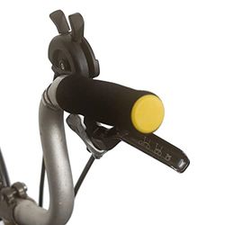 Impugnature in schiuma M/H/S + tappi per manubrio BROMPTON Nero Giallo