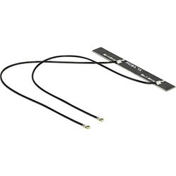 Double antenne DELOCK Wi-FI MHF IV, Prise, 802.11 AC/a/h/b/g/n, 5 dBi, 2 x PC 150 mm Interne