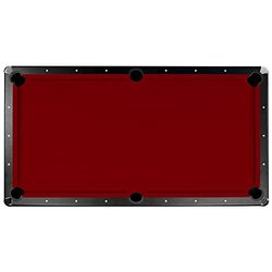 Championship Saturn II Biljart Doek Pool Tafel Vilt, Bourgondië, 8-Voeten