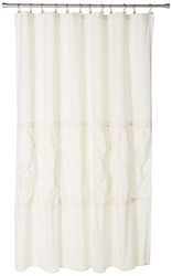 Comfort Spaces bath curtains, Tessile, avorio, 72"x72"