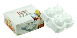 Yoko Design 1189 Moule à Glaçons Forme des Boules PVC Blanc 14,5 x 16,8 x 6,4 cm