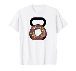 Kettlebell Donut funny Donut Kettebell workout Maglietta