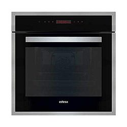 Edesa EOE 7050 BK Horno Multifunción Plus 1100 W de 9 + 2 programas, esmalte ETC, sistema easy-clean,Display con Tecnología LCD, Guías Laterales Telescópicas, PSC, Capacidad de 70 L,Color Negro/inox.