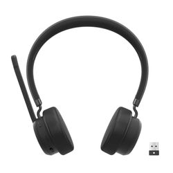 Lenovo Wireless VoIP Headset Casque Sans fil Arceau Bureau/Centre d'appels Bluetooth Noir