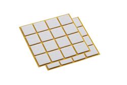 Metafranc 644996 644996 - Protetores de feltro para móveis e cadeiras, autocolantes, unidades, cor branca, 32 x 32 mm (30 Stück)