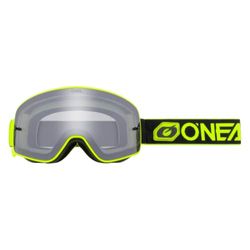 O'NEAL | Occhiali Bike & Motocross | MX MTB DH FR Downhill Freeride | Cinturino regolabile, comfort ottimale, ventilazione perfetta | B-50 Goggle | Unisex | Nero Neon Giallo specchiato | Taglia unica