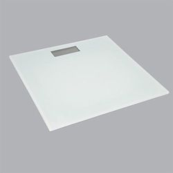 Douceur d'Intérieur 6PES027BC - Bilancia pesapersone Digitale, 28 x 28 x 2 cm, Colore: Bianco