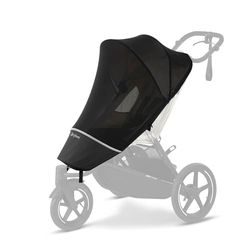 CYBEX Gold AVI Spin Moustiquaire pour Poussette avec éléments réfléchissants Noir