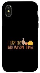 Clay Pots Pottery Design For A Potter Case for iPhone X/XS
