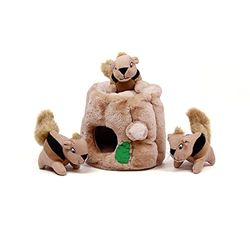 Outward Hound Casse tête pour Chiens - Cache-Cache Ecureuil en Peluches, format XL