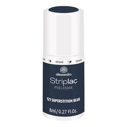 alessandro Striplac Peel or Soak Esmalte de unhas com luz azul escuro (15 minutos, 8 ml)