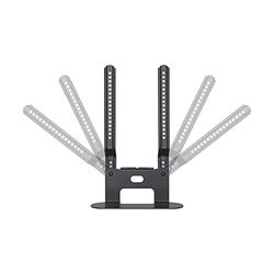 PureMounts PM-SOM-080 para Montaje Directo en TV, Compatible con la Barra de Sonido SONOS Beam, Carga útil: 5 kg, Negro