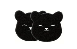 cyclingcolors 2 x Pet Hair Catcher for Washing Machine, Catch Hair and Fabric Balls Dog and Cat Sponges, Black