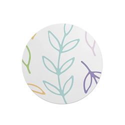 Questo Casa, Round Digital Printed Mouse Pad, Non-Slip Base, for Office and Home, Diameter:22cm