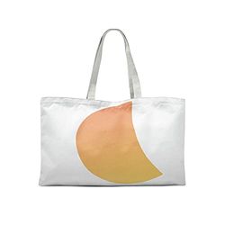 Bonamaison Tryckt shoppingväska, väska, vikbar, tygväska med två långa handtag, storlek: 47 x 42 cm