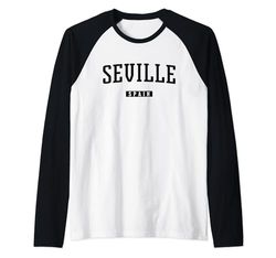 Sevilla España Camiseta Manga Raglan