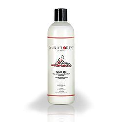 Olio Anticellulite Extra Forte Drenante Made in Italy 500 ml MIRAFLORES - Olio Massaggio Professionale all'Alga Fucus per Pelle Corpo, Gambe, Cosce e Glutei - Aroma Té Verde