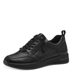 Tamaris 8-83701-42 Sneakers voor dames, Black Structuur, 40 EU breed, Zwarte structuur, 40 EU Breed