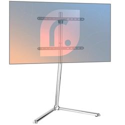 RICOO Design TV-stativ höjdjusterbart universellt för 49–70 tum, TV-stativ FS1764, stativ TV-stativ golvstativ TV-stativ upp till 40 kg, max VESA 600 x 400 mm, TV-stativ