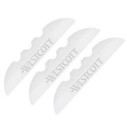 Westcott E-16510 00 Lame di ricambio cutter in ceramica, confezione da 3 pezzi