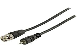 Valueline VLVP24800B30 Cinch-BNC-kabel (3 m) svart