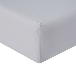 Garnier-Thiebaut 29737 Lana Fitted Sheet Duo Platinum 180 x 200 cm Cotton