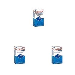 Polident Corega Poudre Ultra Adhésive, Pour Prothèses Dentaires Partielles ou Complètes, Poudre adhésive Sans Zinc, Fixation Toute La Journée, 40g (Lot de 3)
