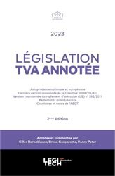 Législation TVA annotée: 2023