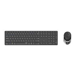 Rapoo 9850M clavier Souris incluse RF sans fil + Bluetooth QWERTZ Allemand Gris