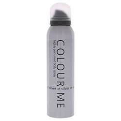 COLOUR ME Silver 150ml Body Spray Perfume for Men. Luxury Fragrance - Mens Aftershave, Long Lasting Fragrance for Men by Milton-Lloyd