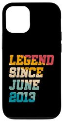 Leggenda da giugno 2013 Divertente dodicesimo compleanno retrò Custodia per iPhone 12/12 Pro