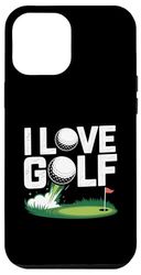 I Love Golf Ball Putting Green Fun Case for iPhone 12 Pro Max